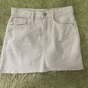 Purple Lavender Denim Zara Skirt
